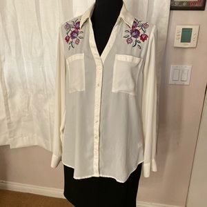 Express off white portofino shirt